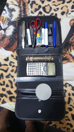 Bolsa de couro para universitário 