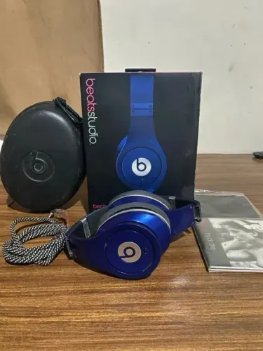 Fone Beats Studio 1 by Dr. Dre - Azul na caixa !