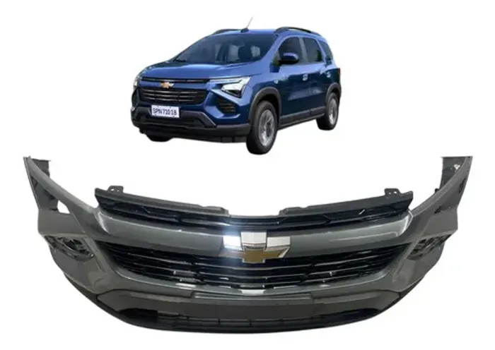 Parachoque Dianteiro Chevrolet Spin 2024 A 2025 Original Cinza
