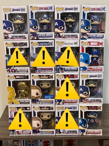 Funko Pop Capitão América Marvel Vingadores Guerra Civil - Vários Modelos