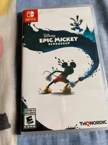 Jogo Disney Epic Mickey Rebrushed Switch Fisico Lacrado