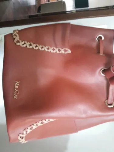 bolsa mr cat marrom