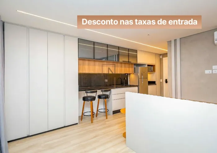 Studio novo e mobiliado para locação no Batel!
