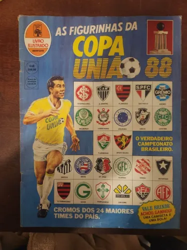 Álbum das Figurinhas da Copa União 1988 - Completo