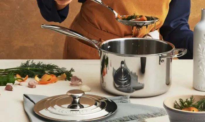 Molheira 3-Ply Aço Inox 20 Cm Le Creuset