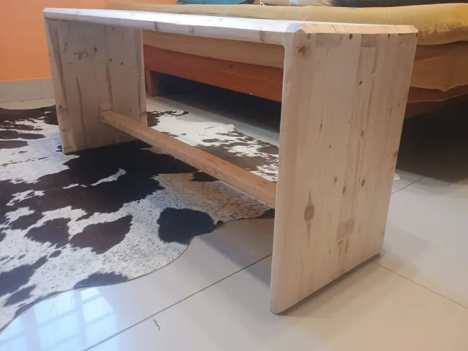 Banco de madeira pinus 100c 32p 45a