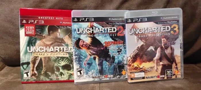 Uncharted - 3 Jogos - PS3