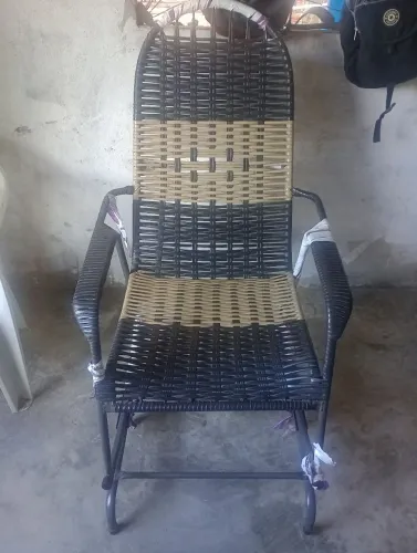 cadeira de balanço ferro