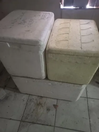 3 Caixas de isopor usados