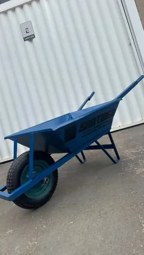 Carrinho de Mão Reforçado para Construção