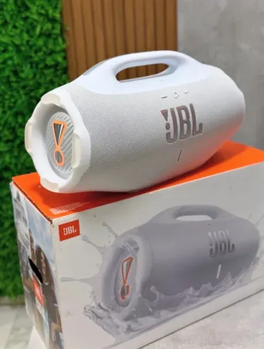 JBL BOOMBOX 4 BRANCA LACRADA