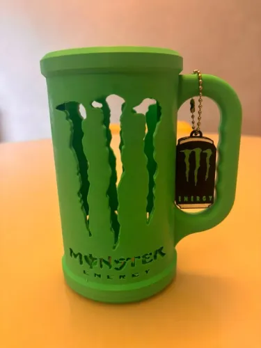 Copo Monster Energy em Impressão 3D + Abridor