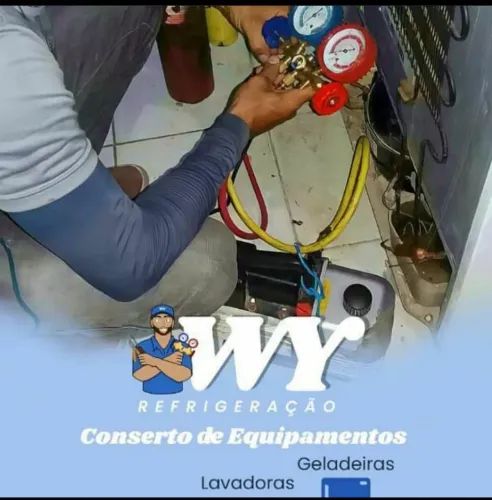 Conserto em máquina de lavar e geladeira