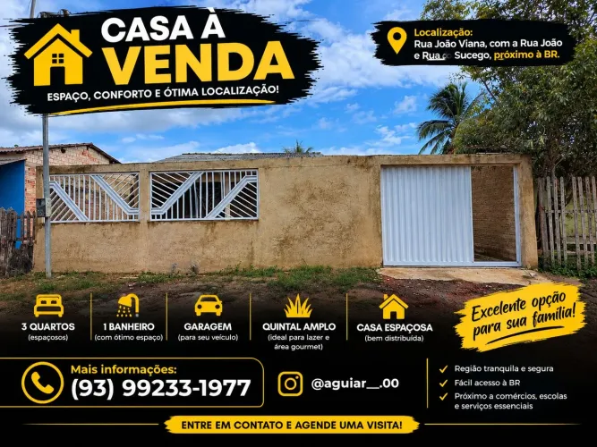 Vende-se Casa no tabocal, fazemos troca em uma de Santarém