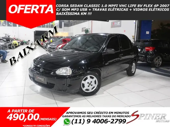 Chevrolet Corsa SED Class.life 1.0/1.0 Flexpower (álcool) 2007