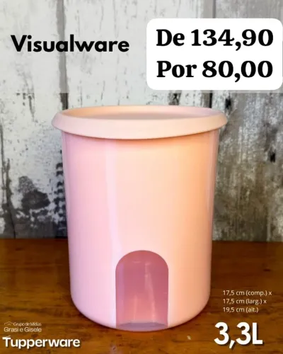 Tigela Visualware 3,3 litros Tupperware