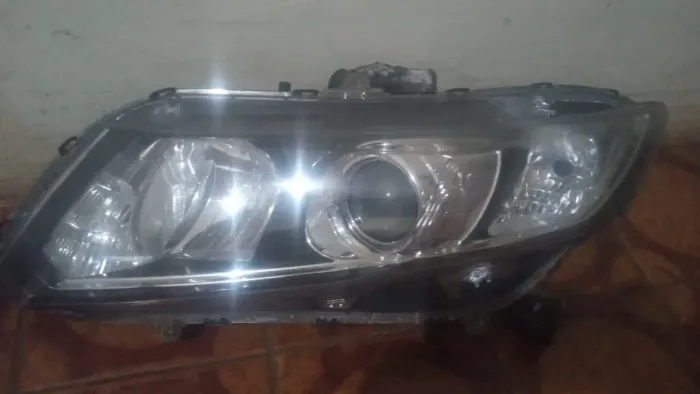 Par de Faróis Máscara Negra Honda Civic 2012 (Originais)