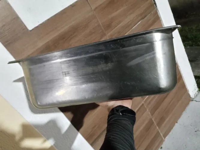 Cuba de aço inox para restaurante