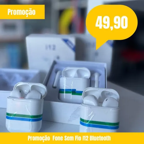 Fone bluetooth i12tws