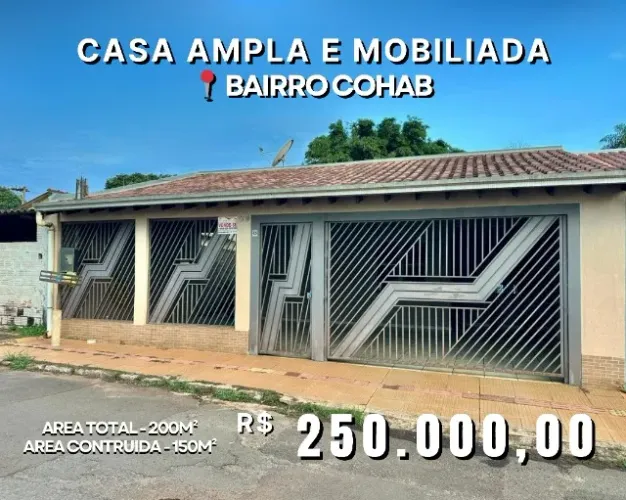 Casa ampla e bem localizada - Sem Habite-se ( não financia )
