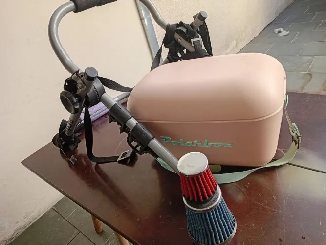 Cooler, suporte bike, 2 filtros