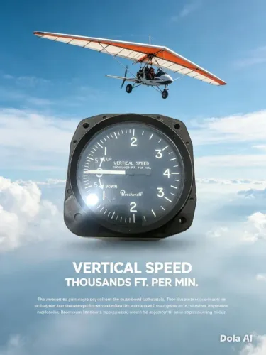 INDICADOR VSI UNITED INSTRUMENTS 7040-50 | PEÇA AERONÁUTICA ORIGINAL ? Indicador de Razão