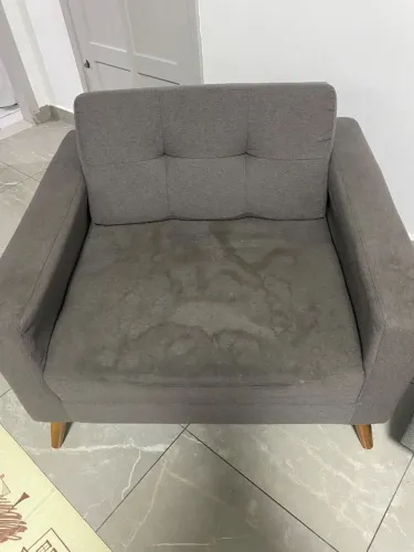 Poltrona cinza 90cm
