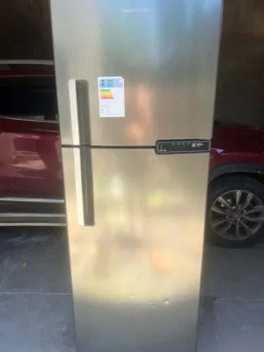 Geladeira Brastemp inox funcionando tudo