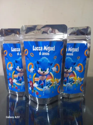 Saquinhos Temáticos para Festa - Ideal para colocar guloseimas e pipoca gourmet