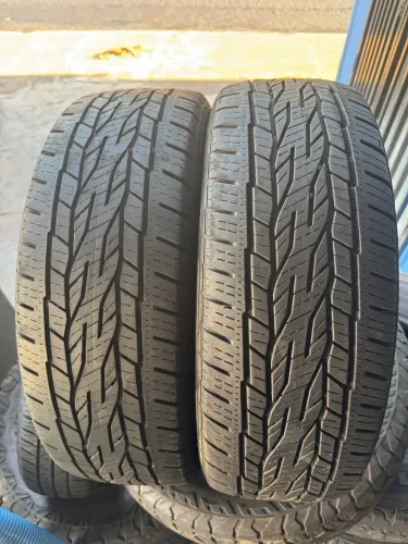 Par de Pneus Aro 17 Continental 215/60r17 96h Crosscontact Lx2, 80% vida útil