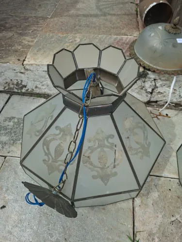 Luminarias pendente antiga