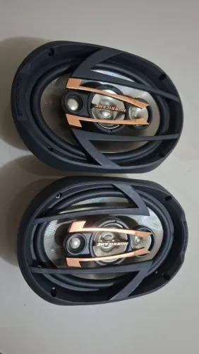 Par Alto Falante 6x9 Automotivo Som 300w Hurricane Qr69 - Novo Nunca Usado