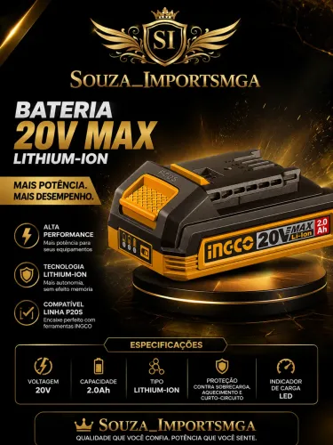Bateria INGCO 2.0Ah 20V