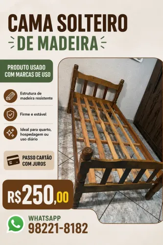 Cama solteiro