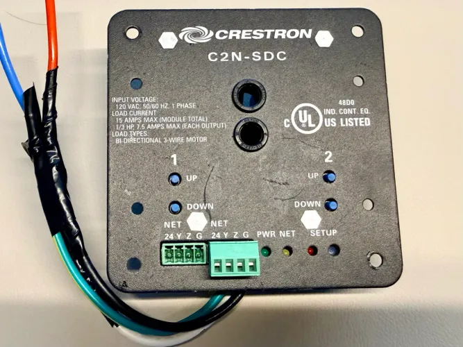 Módulo de Controle de Cortina e Motor Crestron C2N-SDC
