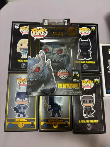 Funko pop heroes Batman The Devastator selo Edição especial Batman 80 anos