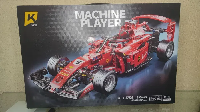 Carro esportivo fórmula 1 Blocos de montar