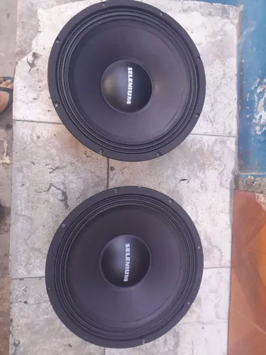 VENDO PAR DE ALTO FALANTE SELENIUM 12 350 RMS NOVOS TESTO TENHO VIDEO ZAP *