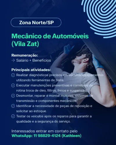 Mecânico de Automóveis
