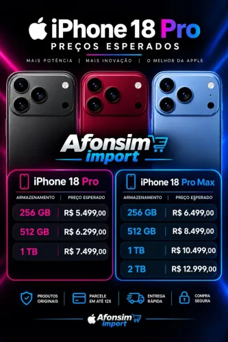 Super promoção iPhone 18 pro max