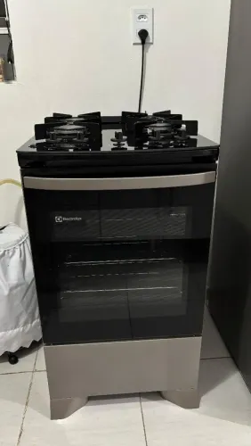 Fogão 4 bocas Electrolux Prata Efficient