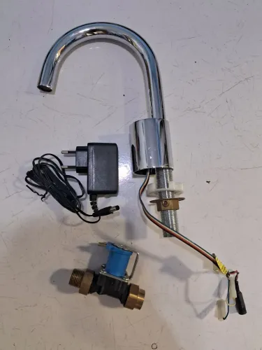 Torneira automática Docoleletric prateada 