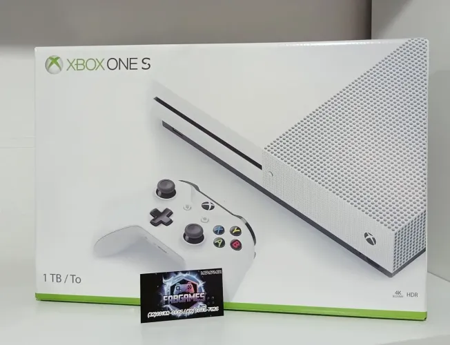 Caixa vazia Xbox one s 1TB. Nova. Aqui na LOJA FABGAMES