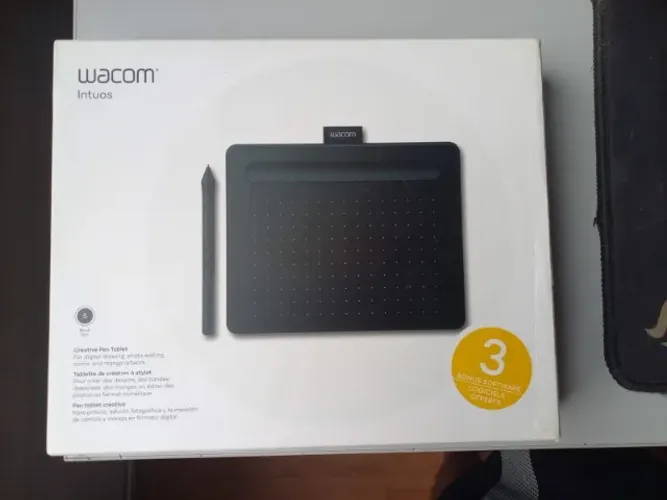 Mesa digitalizadora Wacom Intuos CTL-4100 Completa na Caixa + 3 Pontas Extras