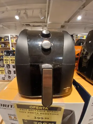 Fritadeira Britânia 110V Preta