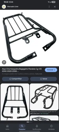 VENDO OU TROCO POR ALÇA CROMADA DA FAN 125 2008