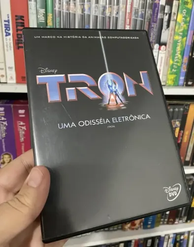 Tron Uma Odisséia Eletrônica DVD Original Disney Ficção Jeff Bridges