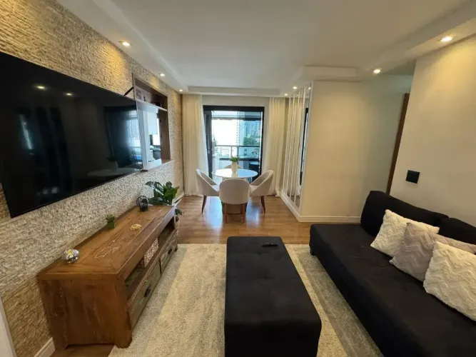 Apartamento mobiliado à venda - 75 m² - 3 dormitórios - 1 Suíte e 2 vagas