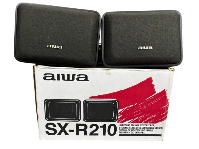 Par de caixas acústicas surround Aiwa SX-R210 novas