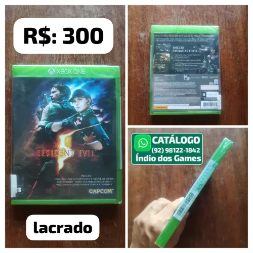 Resident Evil 5 LACRADO = R$: 300